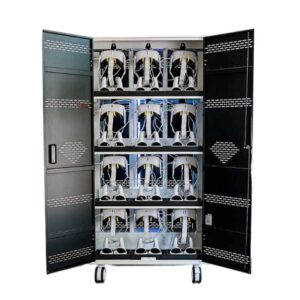 24-HMD Power Cart CX2 Bundle (additional 2 HMD storage and charging) XR Charging, Storage, and Rapid Disinfection at Scale